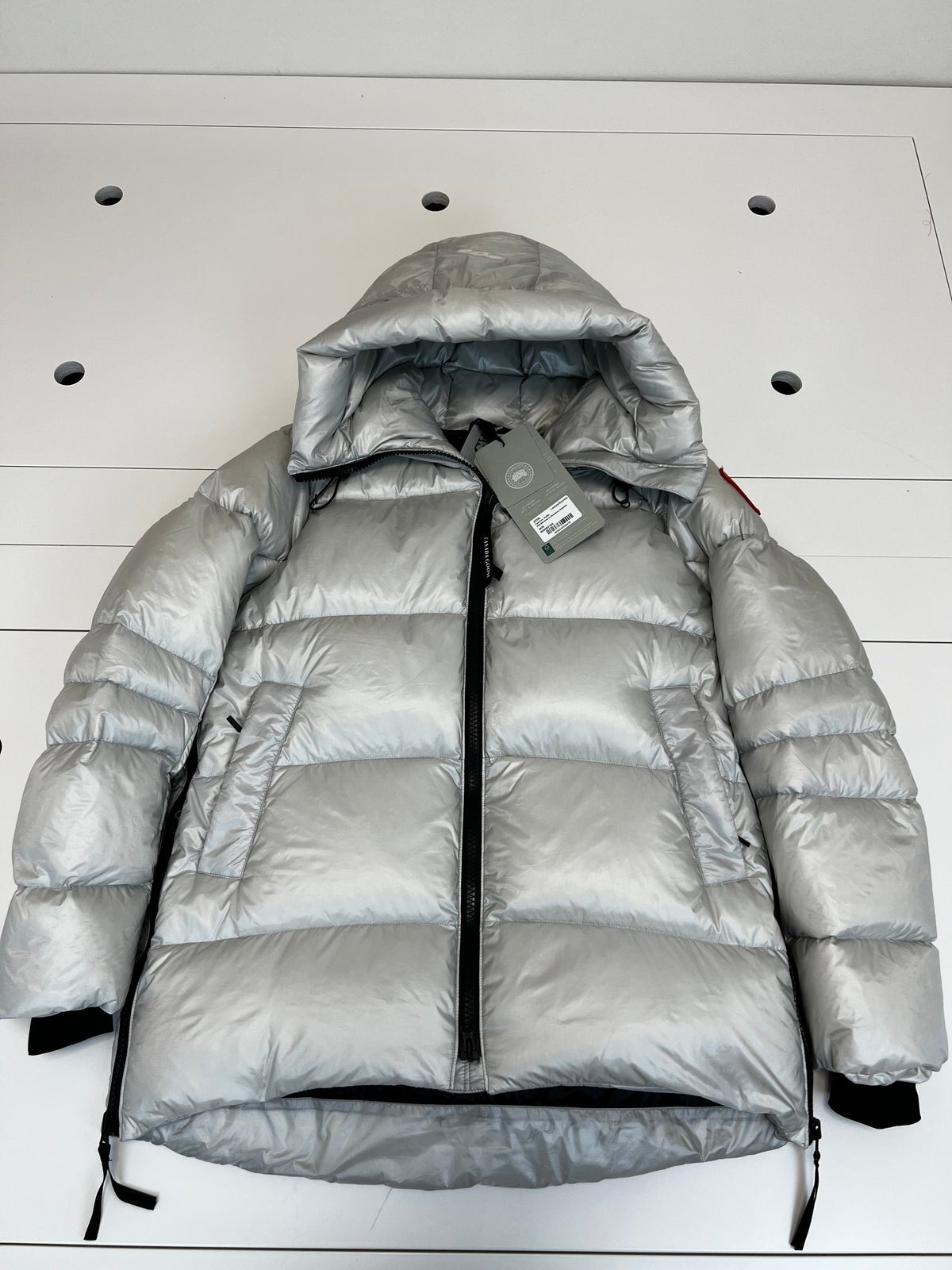 Canada Goose Women's Glossy Hooded Puffer Jacket