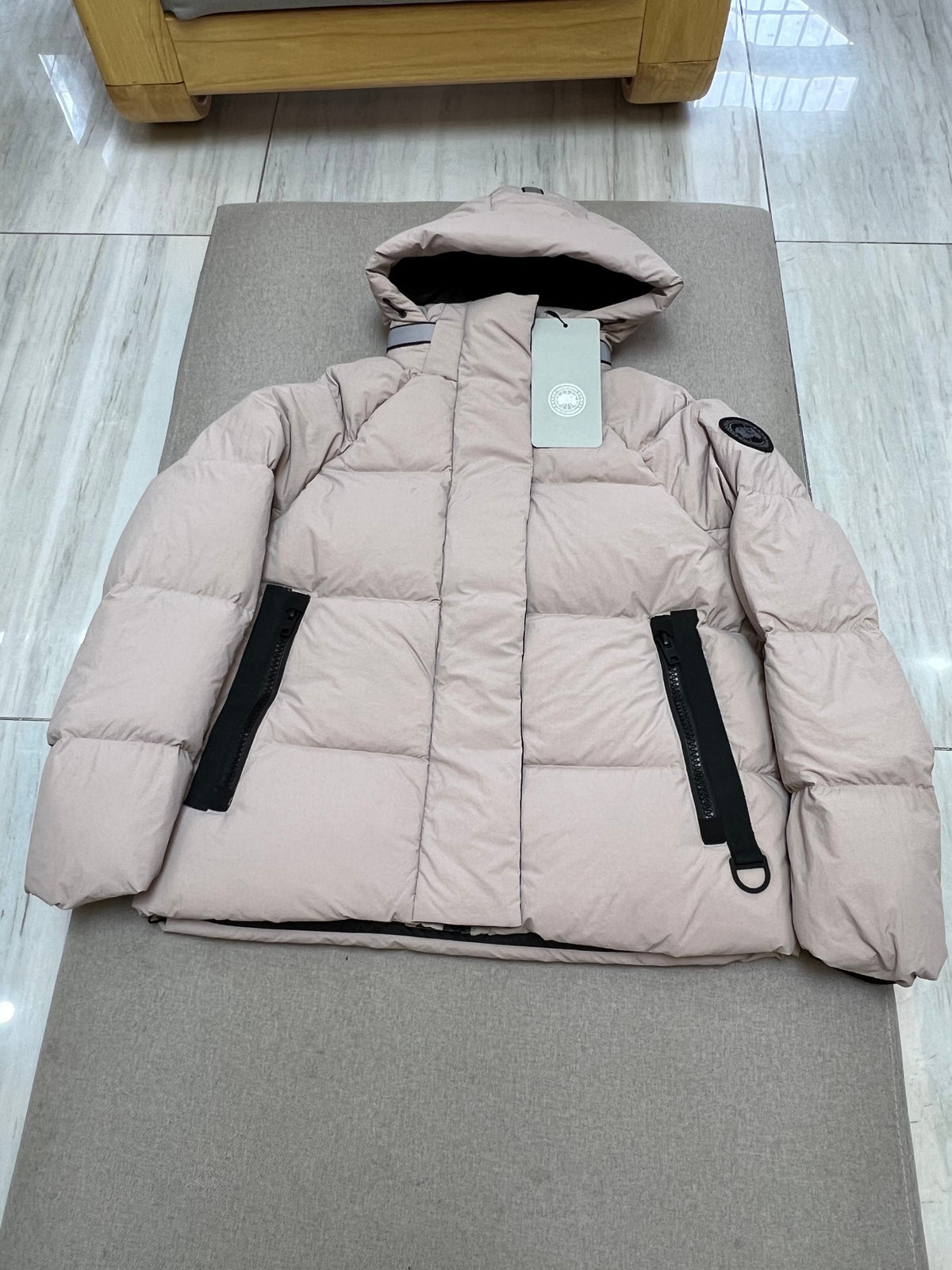 Canada Goose Black Label Hooded Puffer Jacket