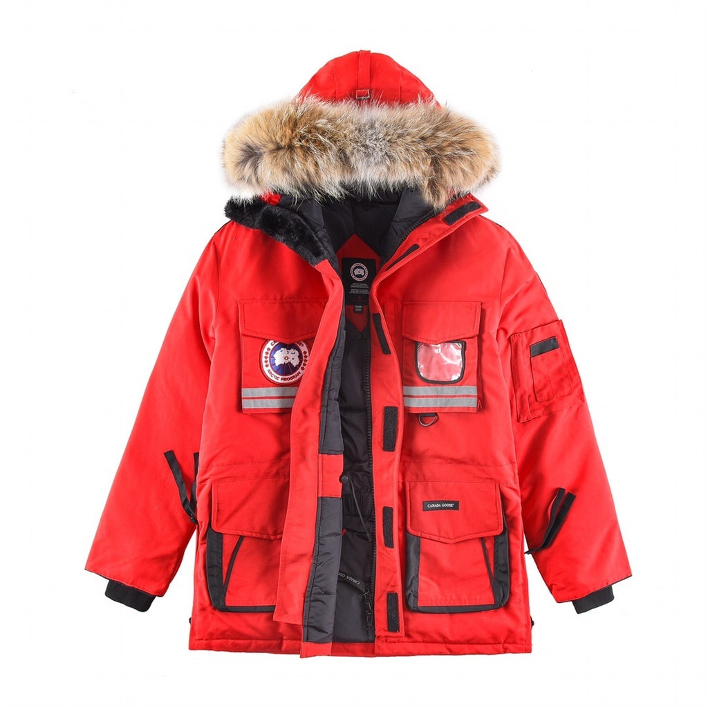 Canada Goose Expedition-Style Hooded Parka - Black
