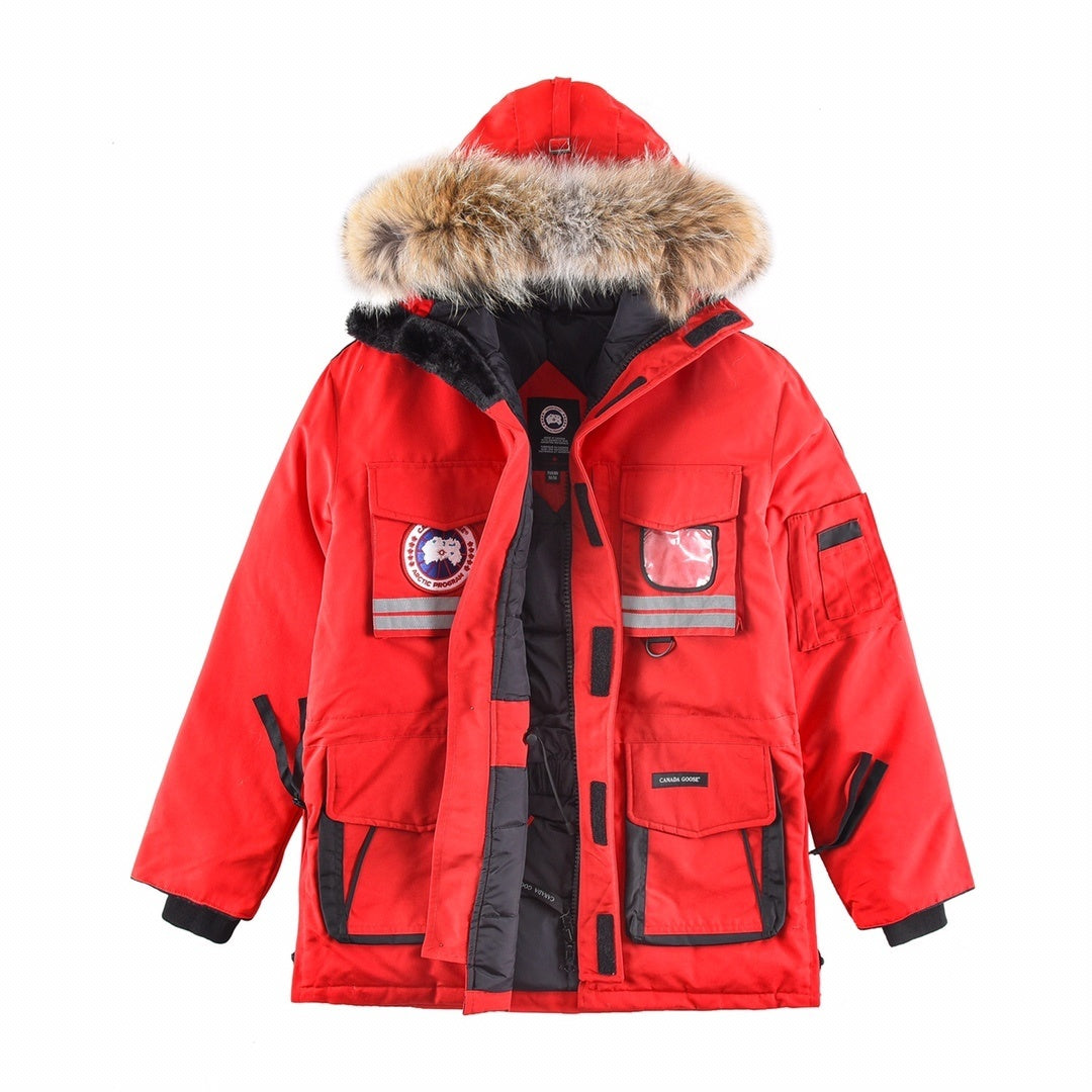 Canada Goose Expedition-Style Hooded Parka - Black