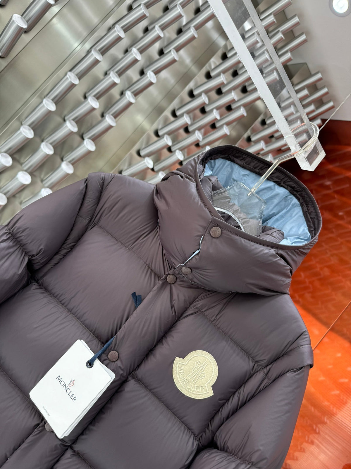 Moncler 2-in-1 Hooded Down Jacket with Detachable Sleeves