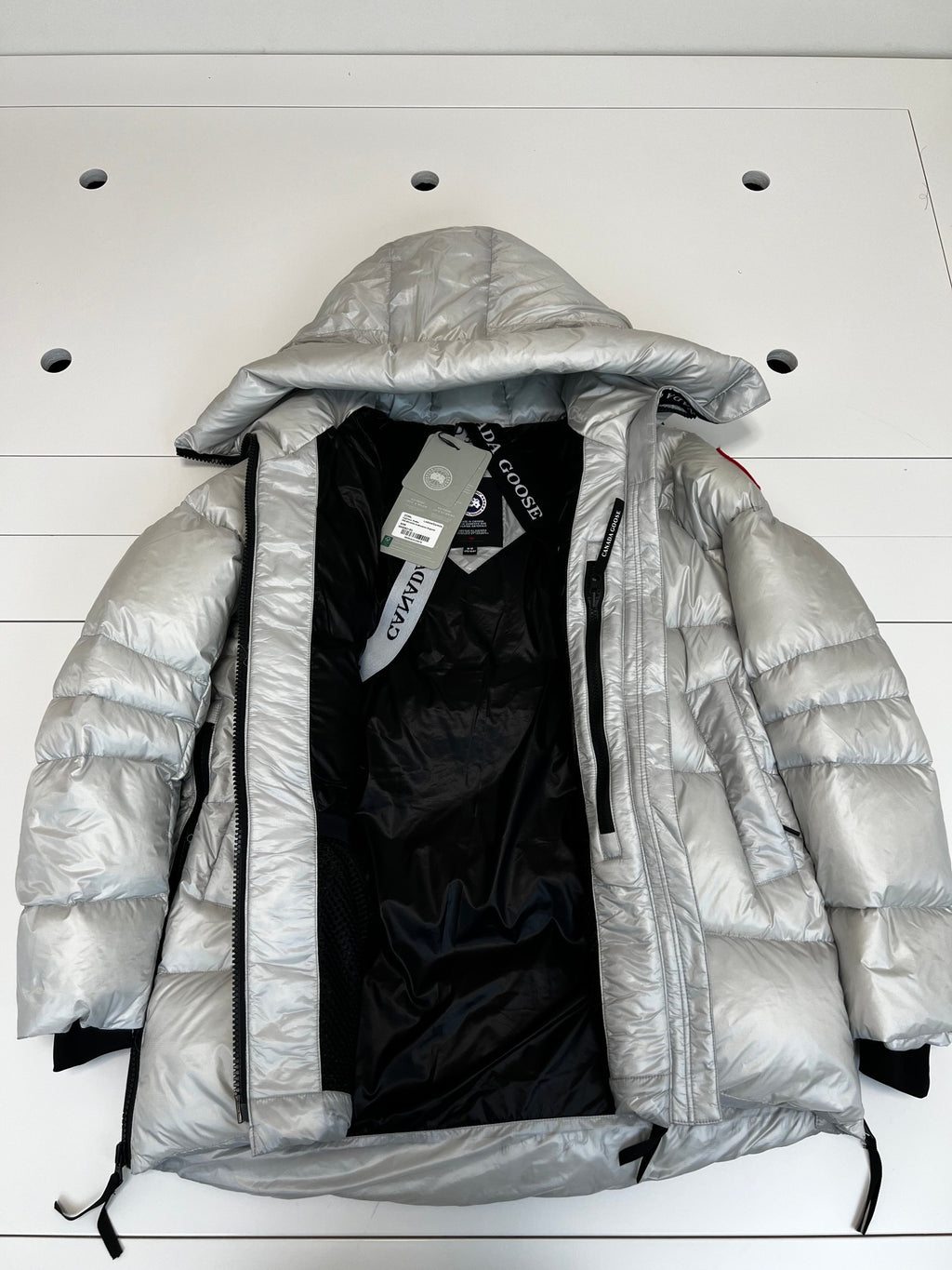 Canada Goose Women's Glossy Hooded Puffer Jacket