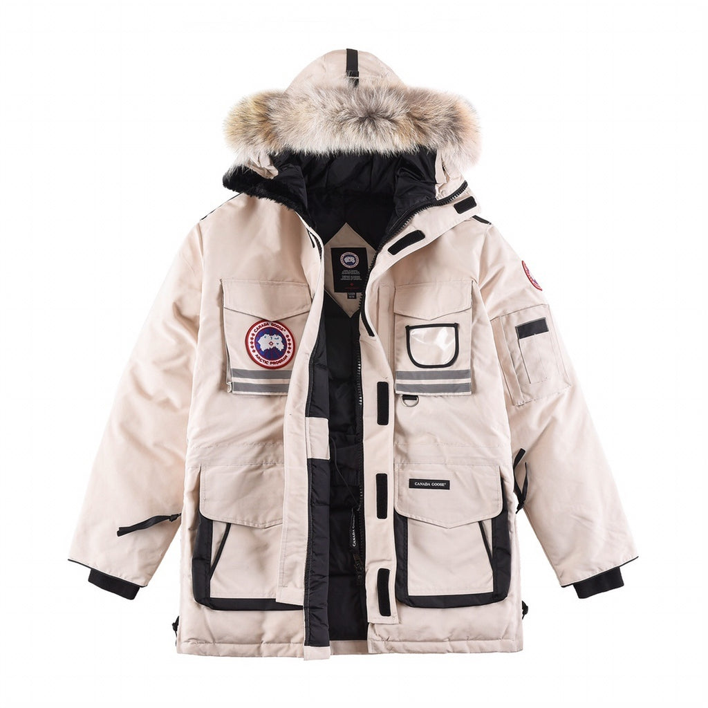 Canada Goose Expedition-Style Hooded Parka - Black