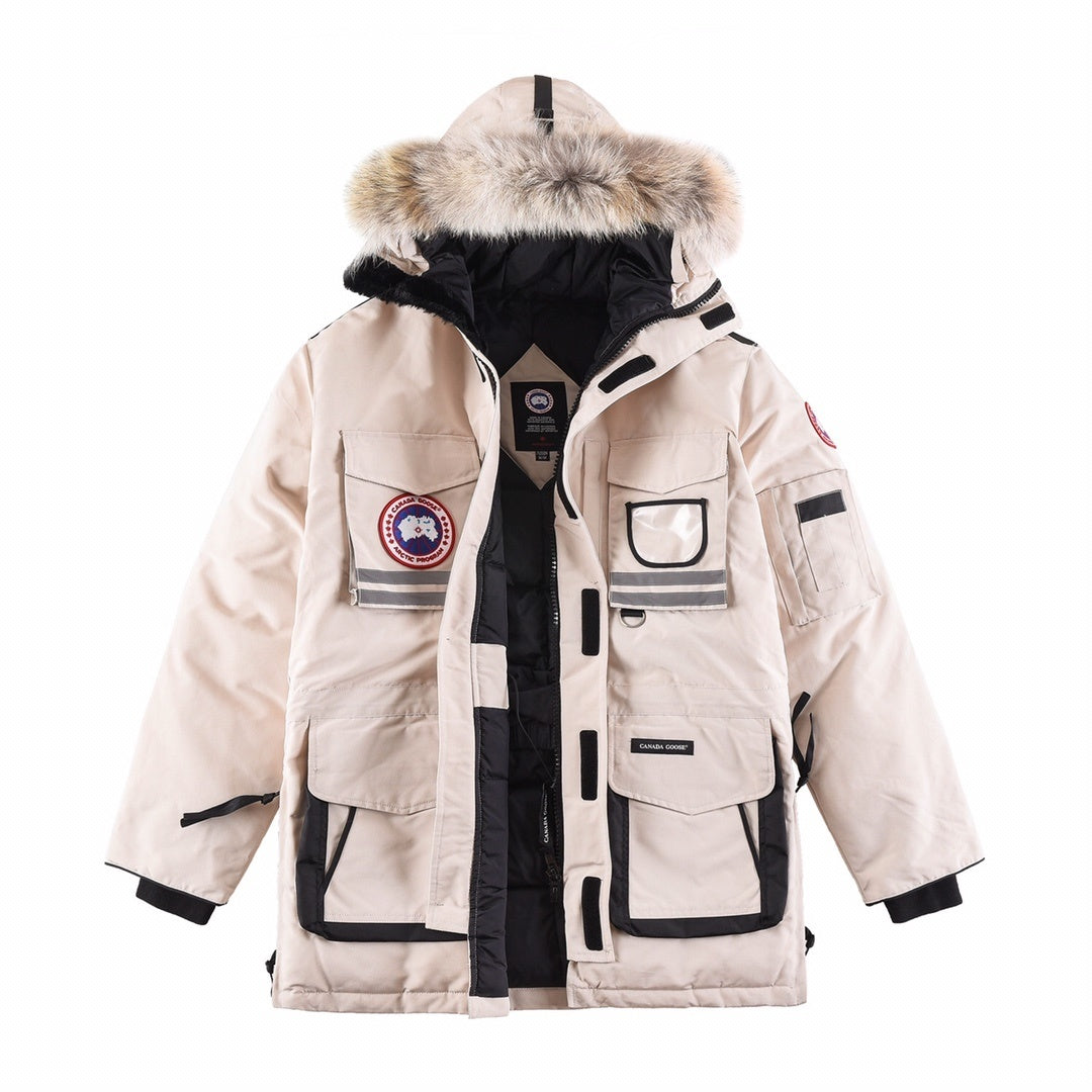 Canada Goose Expedition-Style Hooded Parka - Black