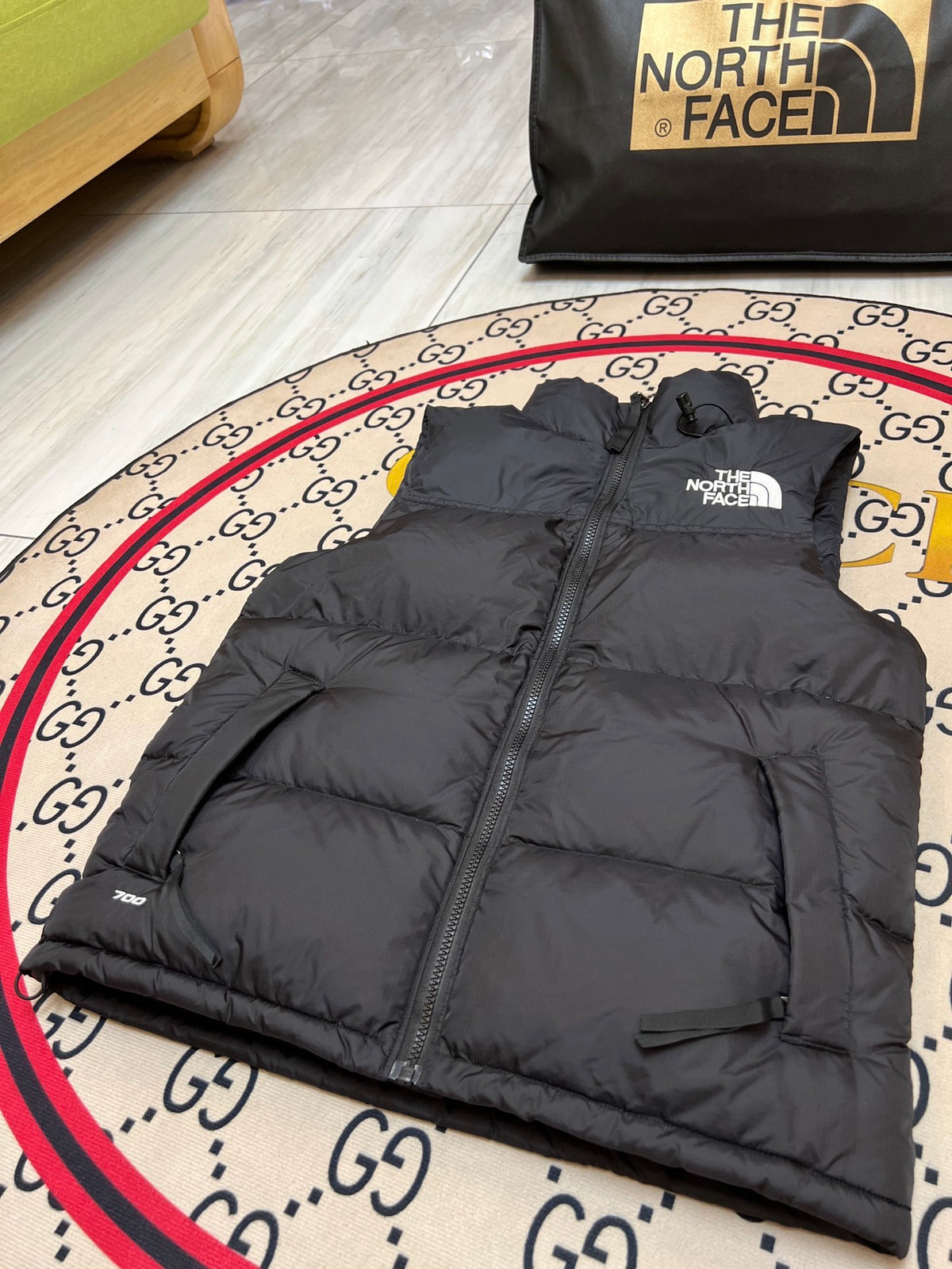The North Face Unisex Colorblock Puffer Vest