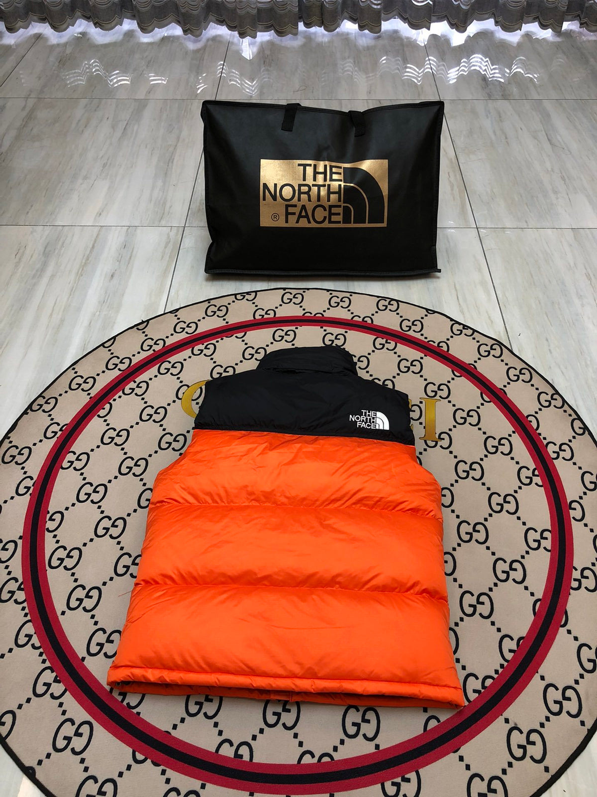 The North Face Unisex Colorblock Puffer Vest