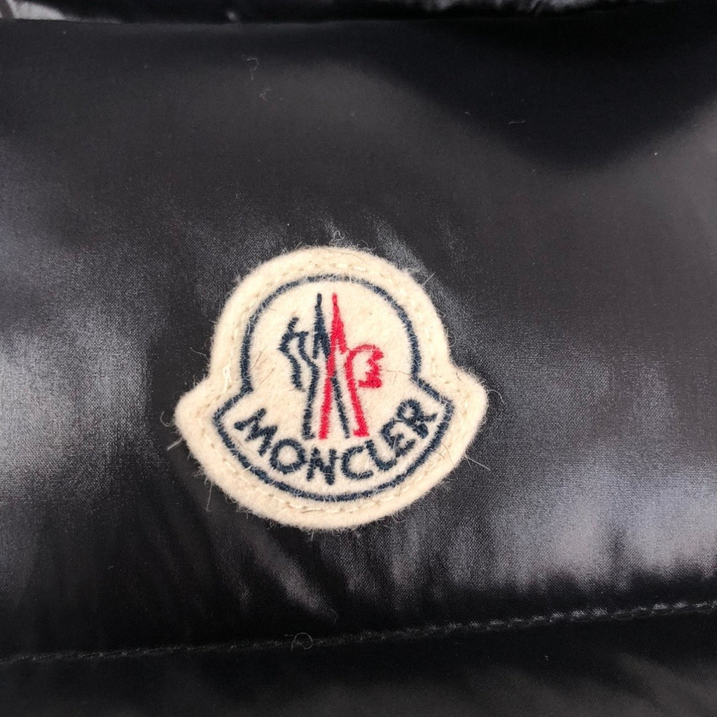 Moncler Glossy Hooded Puffer Vest - Black