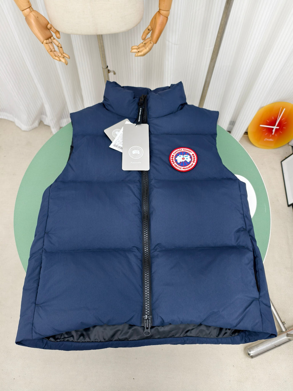 Canada Goose Freestyle Crew Down Vest with Red Logo Patch