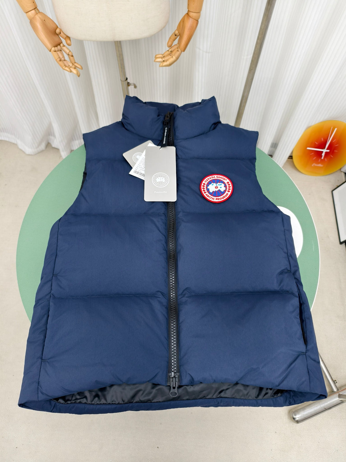 Canada Goose Freestyle Crew Down Vest with Red Logo Patch