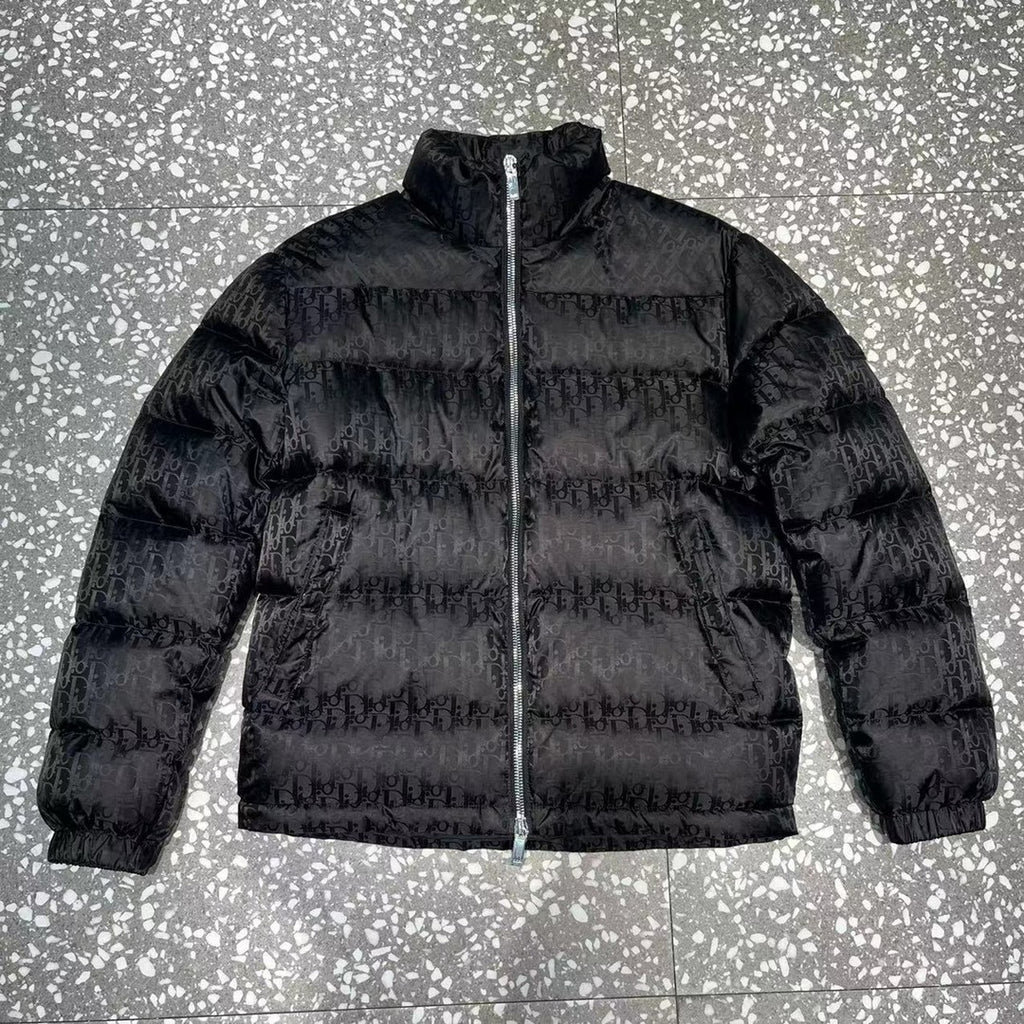 Dior Monogram Stand-Collar Puffer Jacket
