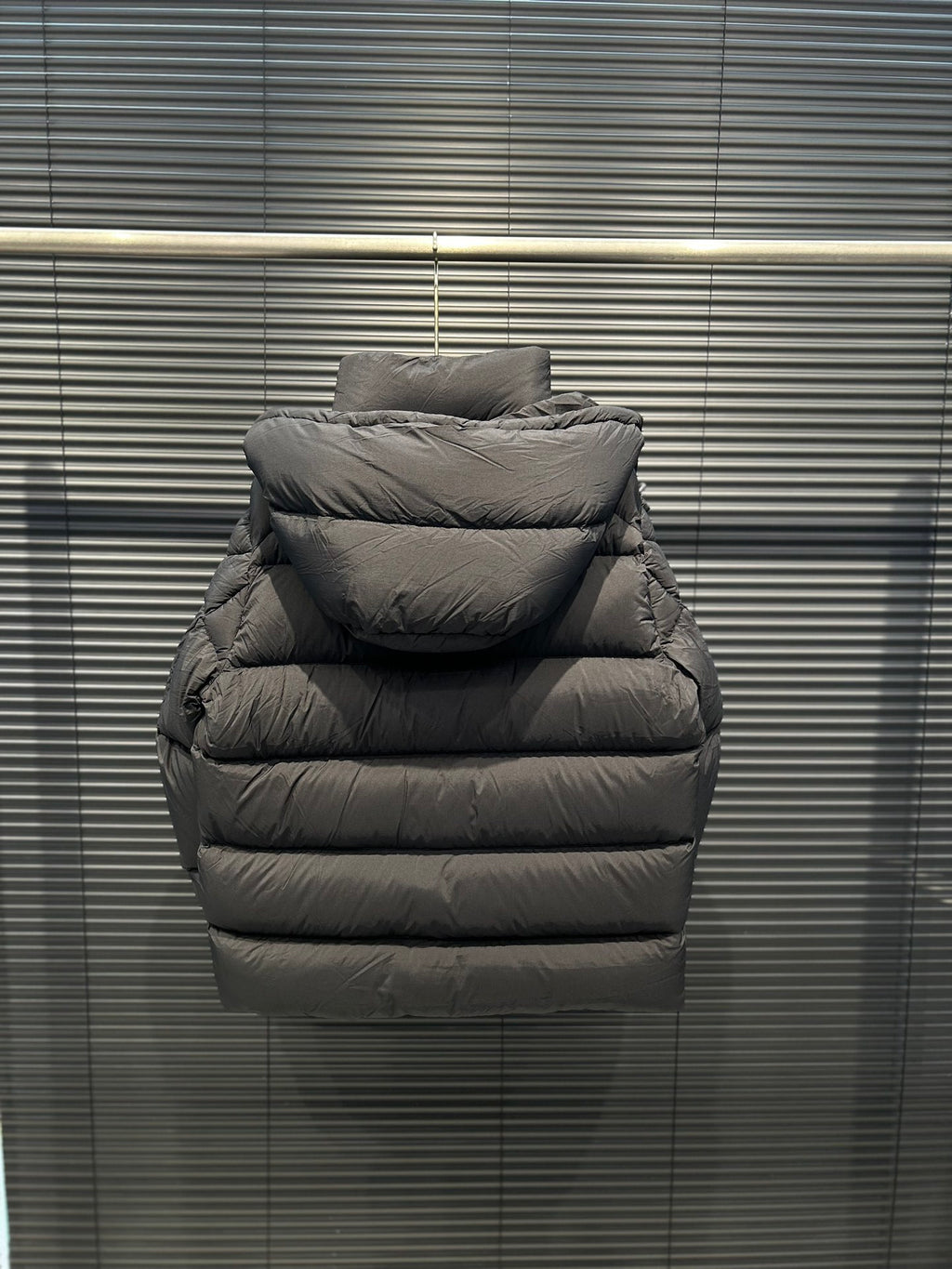 Moncler Maya Matte Hooded Puffer Jacket - Black