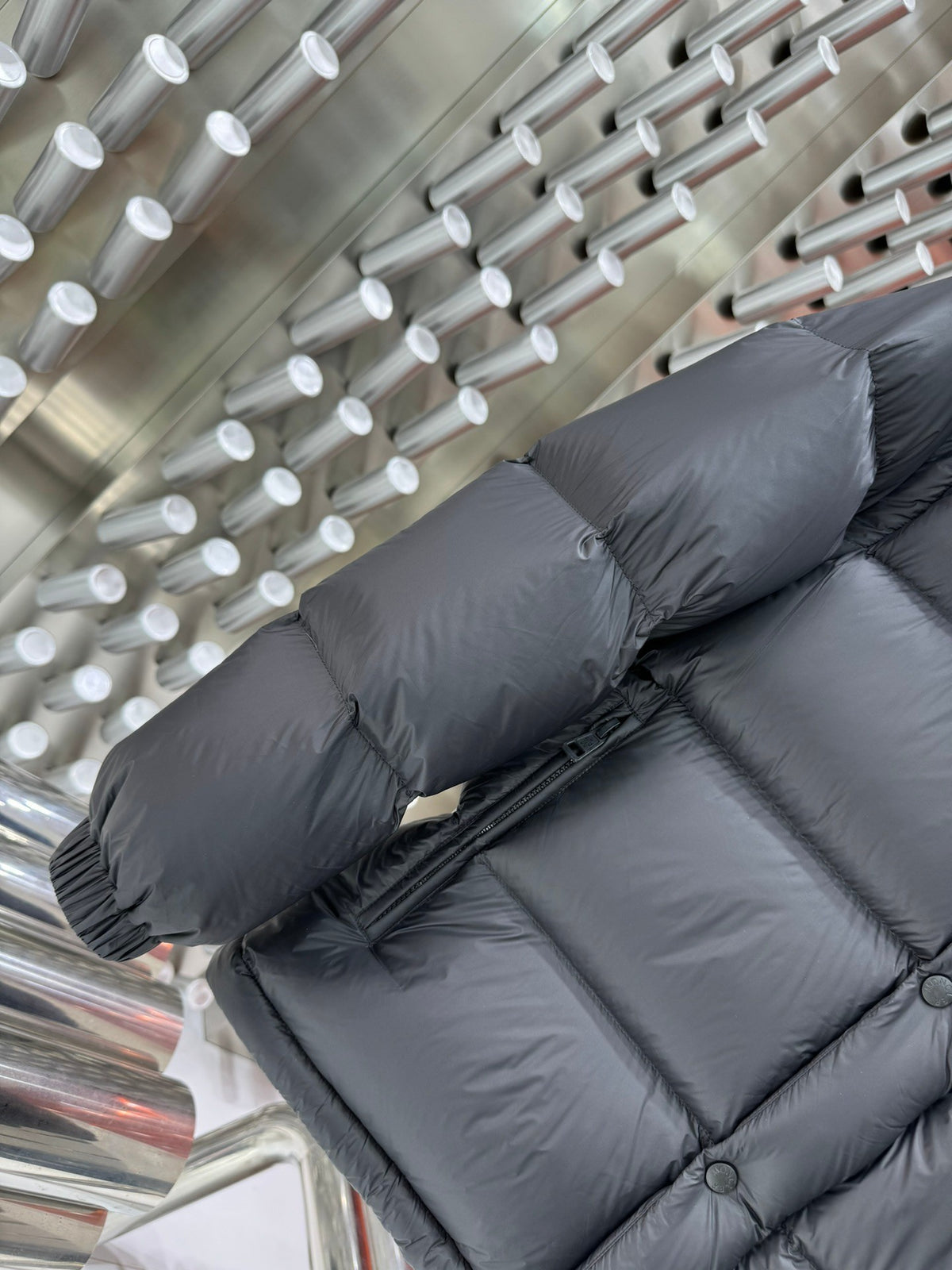 Moncler 2-in-1 Hooded Down Jacket with Detachable Sleeves