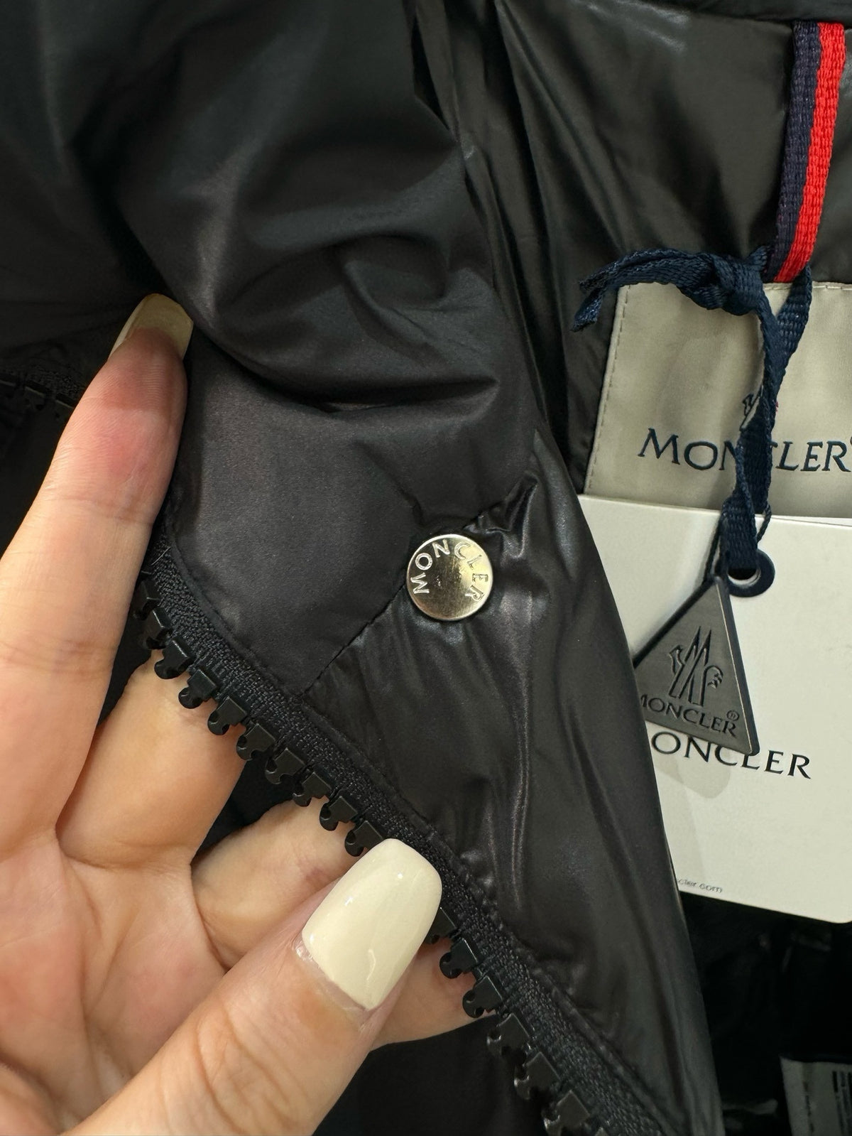 Moncler Maya Longline Matte Hooded Puffer Coat - Black