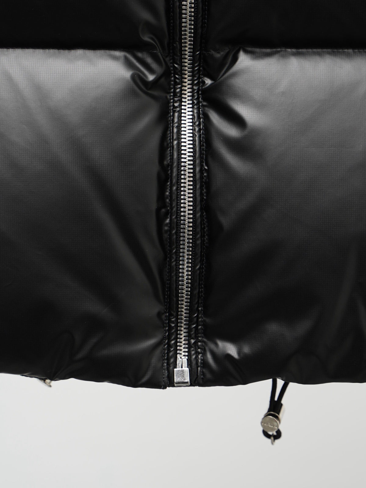 Prada Stand-Collar Quilted Puffer Vest - Black