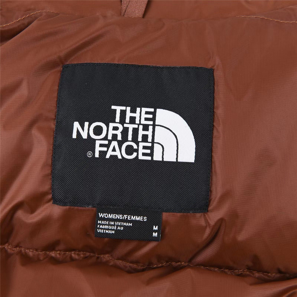 The North Face Cropped Glossy Puffer Jacket