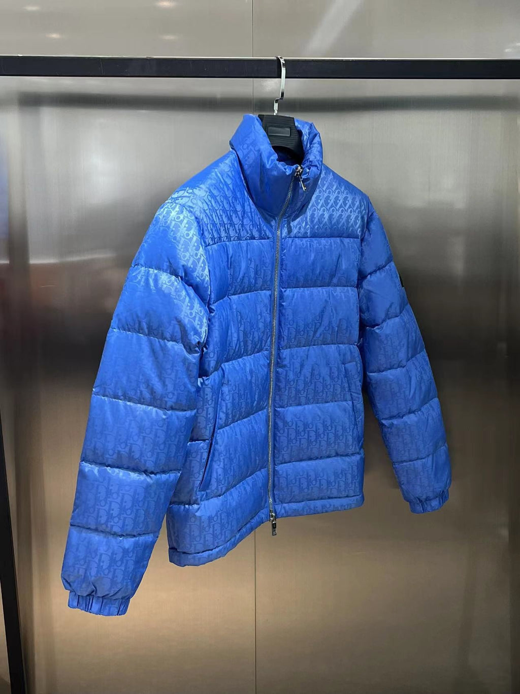 Dior Monogram Stand-Collar Puffer Jacket