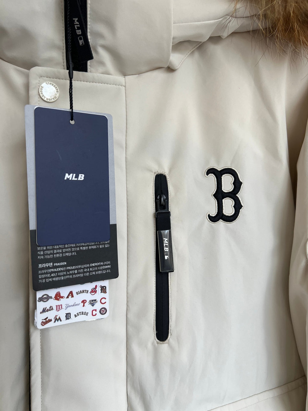 MLB New York Yankees Hooded Parka with Fur-Look Trim