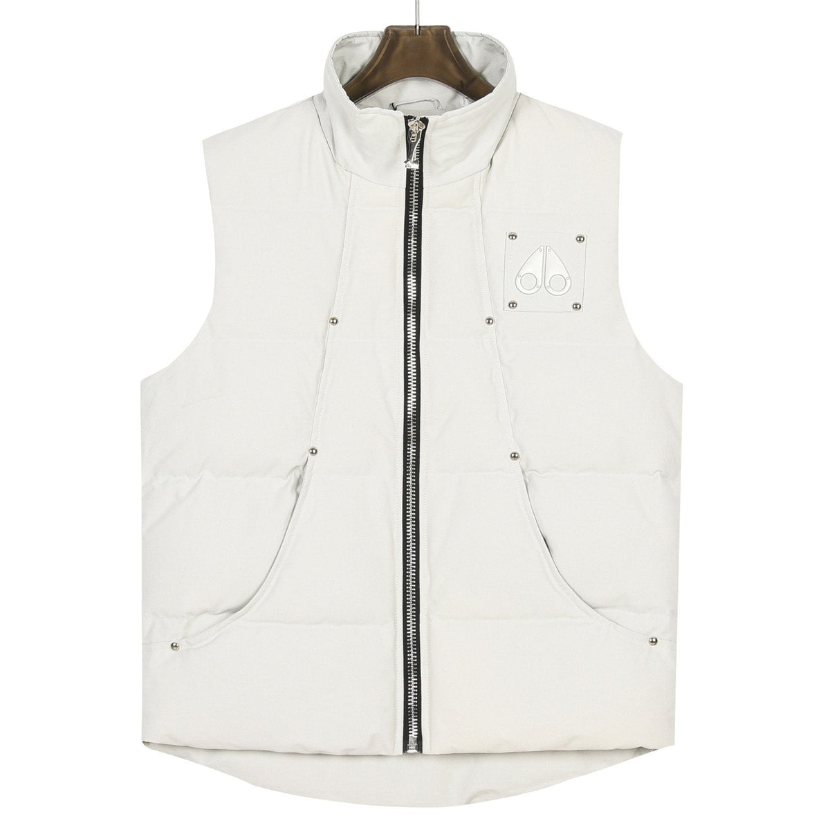 Moose Knuckles Hooded Bomber Jacket with Plush Trim