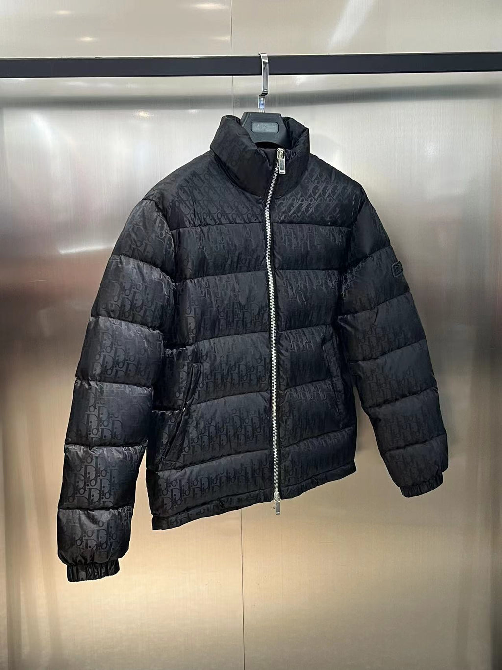 Dior Monogram Stand-Collar Puffer Jacket