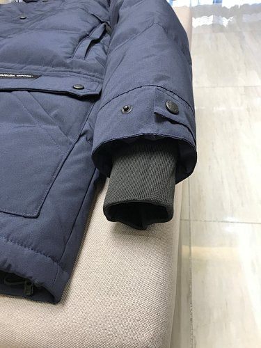 Canada Goose Hooded Parka with Fur-Look Trim