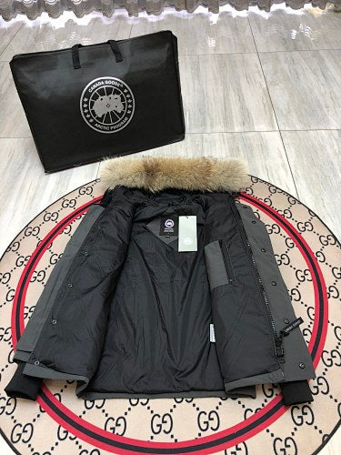 Canada Goose Unisex Black Hooded Puffer Jacket