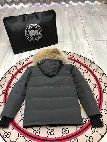 Canada Goose Unisex Black Hooded Puffer Jacket