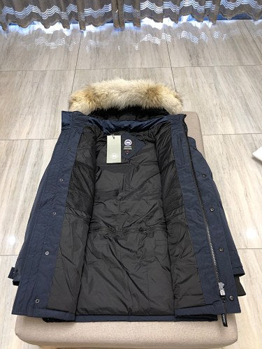 Canada Goose Hooded Parka with Fur-Look Trim