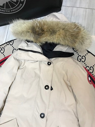 Canada Goose Women's Fishtail Hooded Parka - Cream