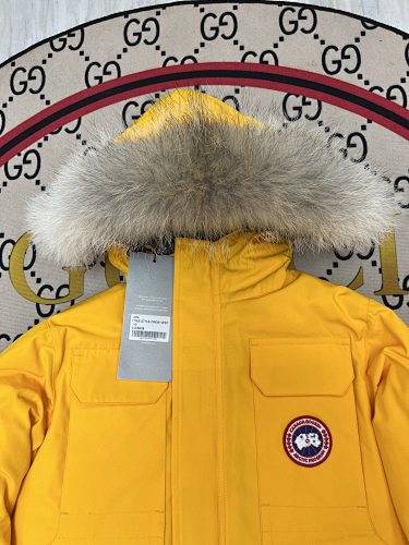 Canada Goose Kids' Unisex Hooded Parka with Fur-Look Trim