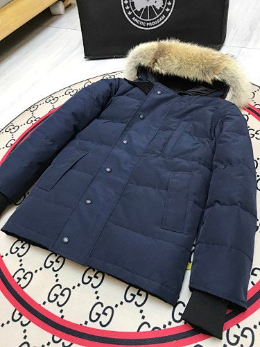 Canada Goose Unisex Black Hooded Puffer Jacket