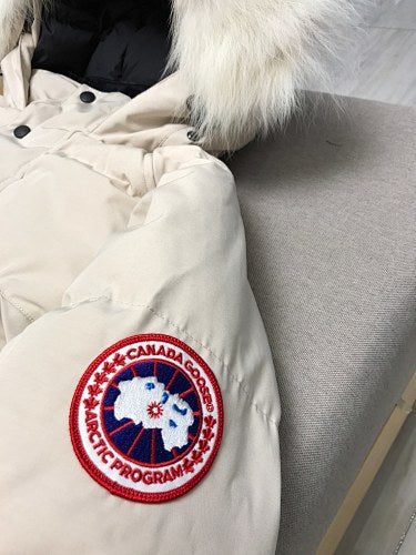 Canada Goose Hooded Parka with Fur-Look Trim