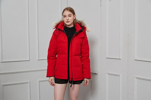Canada Goose Women's Fur-Trim Hooded Puffer Jacket