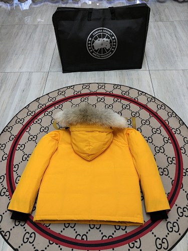 Canada Goose Kids' Unisex Hooded Parka with Fur-Look Trim