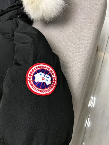 Canada Goose Hooded Parka with Fur-Look Trim