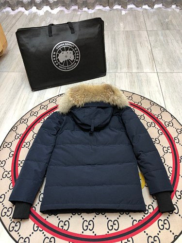 Canada Goose Unisex Black Hooded Puffer Jacket
