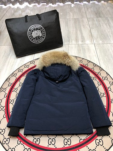 Canada Goose Unisex Hooded Parka with Fur-Look Trim