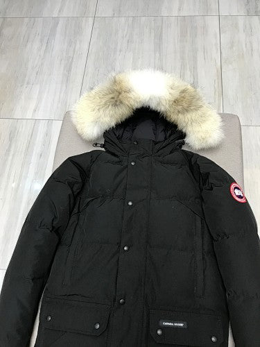 Canada Goose Hooded Parka with Fur-Look Trim