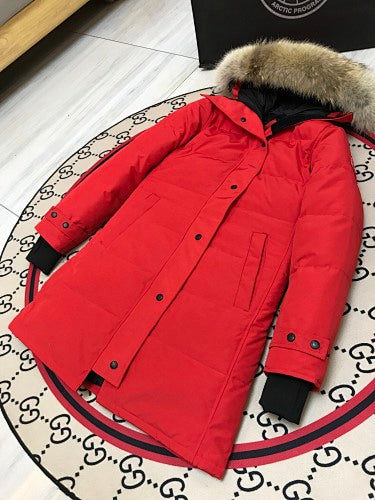 Canada Goose Women's Black Hooded Puffer Coat
