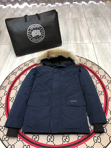 Canada Goose Unisex Hooded Parka with Fur-Look Trim
