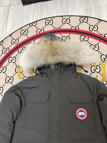 Canada Goose Kids' Unisex Hooded Parka with Fur-Look Trim