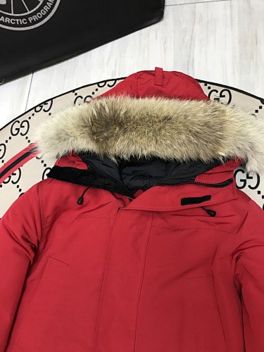 Canada Goose Unisex Hooded Parka with Fur-Look Trim