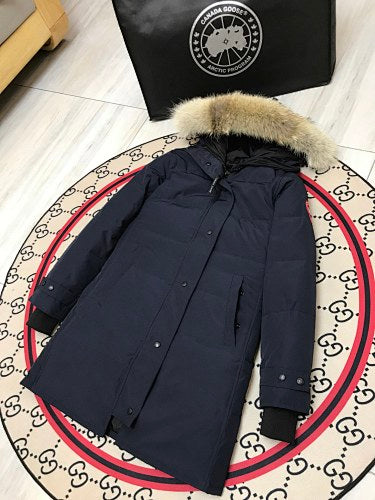 Canada Goose Women's Black Hooded Puffer Coat