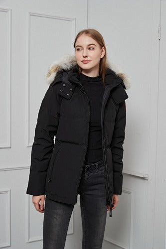 Canada Goose Women's Fur-Trim Hooded Puffer Jacket