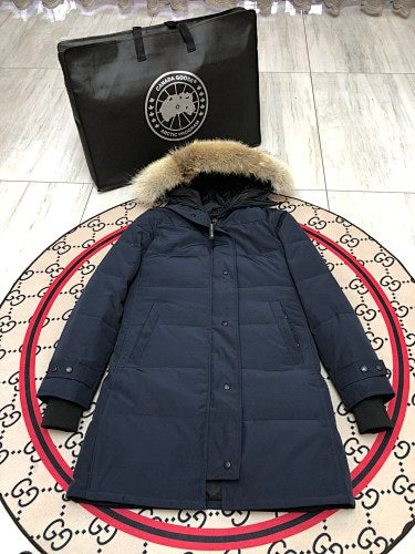 Canada Goose Women's Black Hooded Puffer Coat