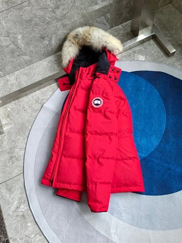 Canada Goose Women's Fur-Trim Hooded Puffer Jacket