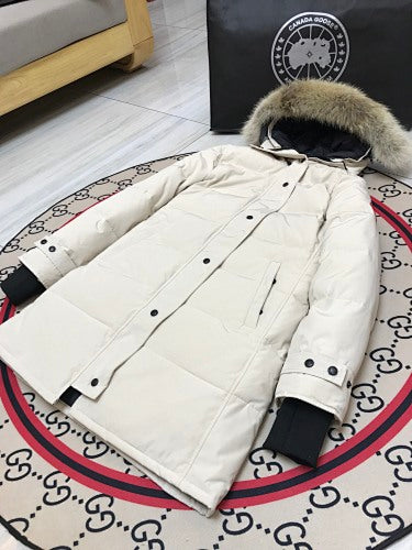 Canada Goose Women's Black Hooded Puffer Coat