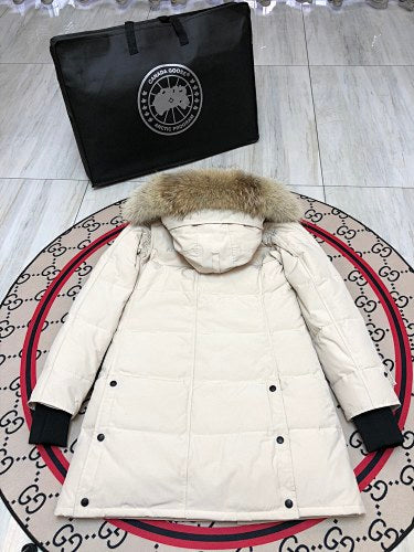 Canada Goose Women's Black Hooded Puffer Coat
