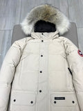 Canada Goose Hooded Parka with Fur-Look Trim