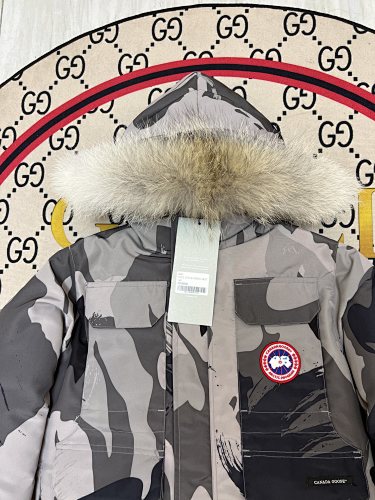Canada Goose Kids' Unisex Hooded Parka with Fur-Look Trim