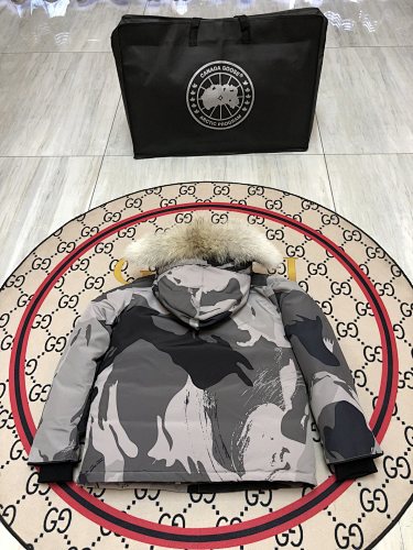 Canada Goose Kids' Unisex Hooded Parka with Fur-Look Trim